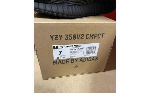 Yeezy 350 V2 CMPCT 全新“潮牌信息Slate Carbon”配色鞋款出炉