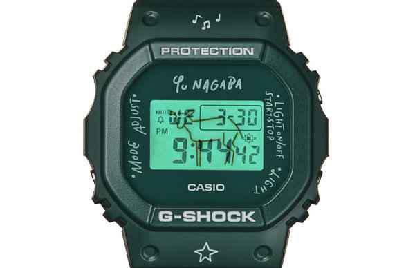 卡西欧 G-Shock x 长场雄全新潮牌信息联名“DWE-5610YU”腕表系列出炉