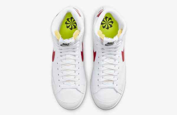  樱桃 Nike Blazer Mid ’77潮牌品牌 全新“Cherry”配色鞋款 每双 $100（樱桃 Nike Blazer Mid ’77 全新“Cherry”配色鞋款发布）