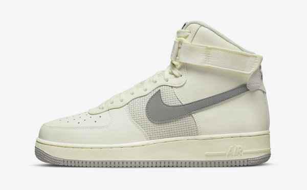 或将在 2022 年潮牌春季迎来发售（Air Force 1 High 全新“Sail”配色鞋款曝光，40 周年纪念款）