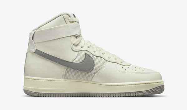 或将在 2022 年潮牌春季迎来发售（Air Force 1 High 全新“Sail”配色鞋款曝光，40 周年纪念款）