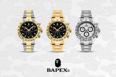 请关注 BAPE 品潮牌品牌牌官网及网店 （BAPE 全新“TYPE 4 BAPEX”腕表系列上市，3 色可选）