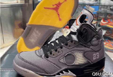 ow联名AJ5黑色货量怎么样 off white x AJ5怎么入手