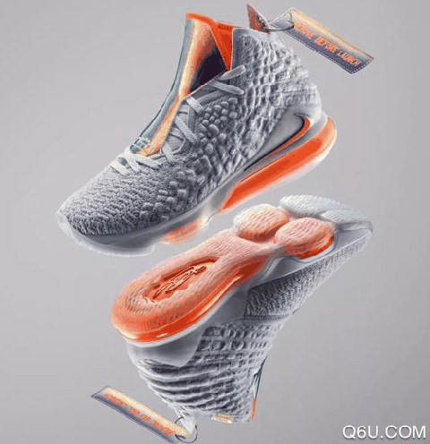 Nike LeBron 17全新“Infrared”配色曝光 LEBRON 17四大设计