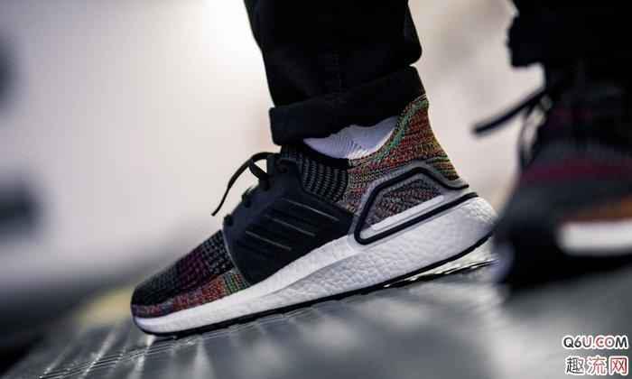 Adidas UltraBOOST 19彩虹配色上脚图 阿迪UltraBOOST 19彩虹配色发售消息