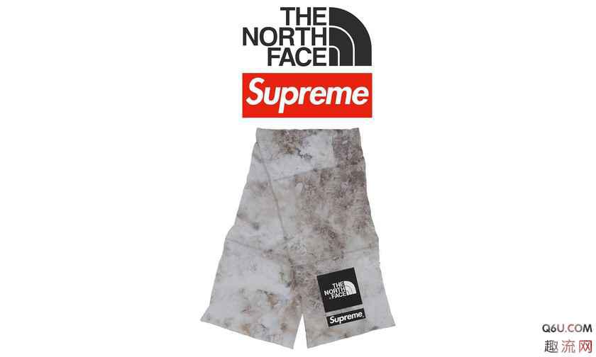 superme联名北标羽绒围巾谍照 Supreme x The North Face围巾发售信息