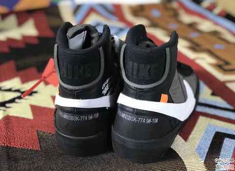 OW联名Nike Blazer Mid黑色实物欣赏潮牌品牌 Off-White x Nike Blazer Mid “Black”偏码吗（OW联名Nike Blazer Mid黑色实物欣赏 Off-White x Nike Blazer Mid “Black”偏码吗）