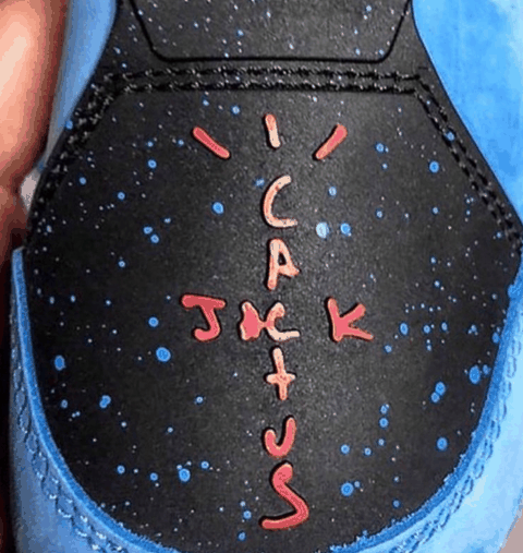 Travis Scott x AJ4联名款开箱图 AJ4 “Cactus Jack”联名鞋实物细节赏析