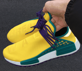 虽然联名产品的潮牌汇潮牌网数量远不及前者（菲董NMD Hu 2018春夏系列好看吗 Pharrell x NMD Hu Trail2018春夏系列多少钱）