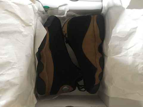 AJ13“Olive”实物开箱图 AJ13橄榄绿开箱测评