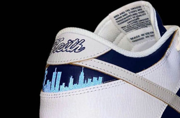 HUF 选择了时下热门鞋潮牌商城型 Nike SB Dunk Low 为蓝本（HUF x 耐克全新联名 SB Dunk“NYC”鞋款曝光，20 周年纪念）