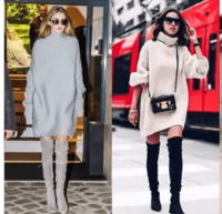 建议还是放弃吧 潮牌冬季如何御寒提醒（过膝靴如何搭配 过膝靴的款式及搭配技巧 ）