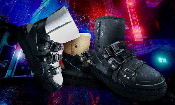  鞋履将具有想象力与创造力的「虚」和尼龙材质与机能扣饰的广泛运用所赋予单品功能性的「实」相结合 2022秋冬潮牌新款推荐（UGG x Feng Chen Wang 联名系列正式发售）