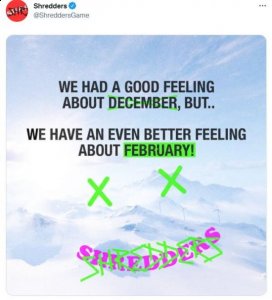 然后再进军其他主机 潮牌冬季如何御寒提醒（滑雪游戏《Shredders》宣布跳票至2022年2月）