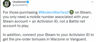 将Steam账号关联动视ID的用户将获赠官方赠送的战区或COD18的预购奖励 街拍潮牌推荐（《使命召唤19》Steam版不需要战网账号 需要动视ID）