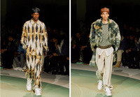 标志性的印花头巾采用拼接皮革和绒面革制成 潮牌游戏互动(AMIRI 2023秋冬系列释出) 标志性的印花头巾采用拼接皮革和绒面革制成 潮牌游戏互动(AMIRI 2023秋冬系列释出)