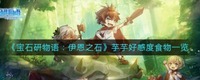 宝石研物语伊恩之石中芋芋是其中的一个角色 玩家最喜爱潮牌有哪些？（宝石研物语伊恩之石芋芋喜欢什么食物？芋芋好感度食物介绍）