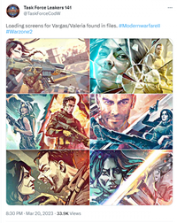 挖掘的数据揭示了三个操作员的语音和屏幕加载的艺术图 玩家最喜爱潮牌有哪些？（《COD19》第三季可能引入剧情战役中的角色）