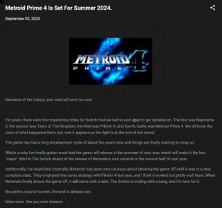 传闻：《银河战士Prime4》将于2024年夏季发售 街拍潮牌推荐（传闻：《银河战士Prime4》将于2024年夏季发售）