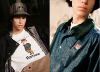 双方重新演绎了 Barbour 的英国传统与 Maison Kitsuné 的时尚美学：Maison Kitsuné 标志性的狐狸 Logo 元素遍布系列中的防水夹克、毛衣和渔夫帽等单品的同时 喜爱潮牌有哪些（Maison Kitsuné x Barbour 全新合作系列发布）