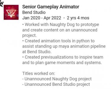 这可能表明Bend Studio和顽皮狗至少是曾经一起开发过一个新项目 2023年最新流行（《往日不再》开发商和顽皮狗曾合作开发过未公开项目）