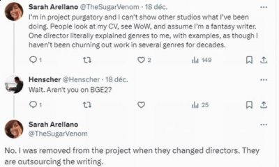  近日《超越善恶2》前首席编剧Sarah Arellano在推特上透露 2023潮牌新款推荐（育碧前首席编剧称《超越善恶2》编剧工作被外包）