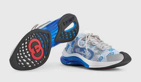 古驰全新 Gucci Run 鞋款潮牌信息系列开售，互锁双 G 点缀