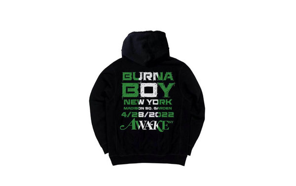 Awake NY x Burna Boy 全新潮牌信息联名巡演限定系列亮相