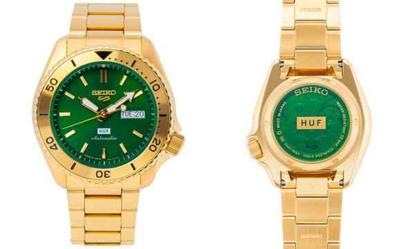 HUF x 精工 Seiko 全新联潮牌资讯名 5 Sports 腕表系列登场