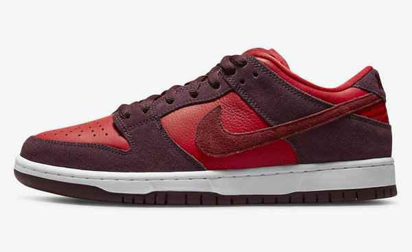 这双 Nike Dunk 潮牌信息SB 以“Cherry”命名（樱桃 Dunk SB 全新“Cherry”配色鞋款官图公布，水果主题）