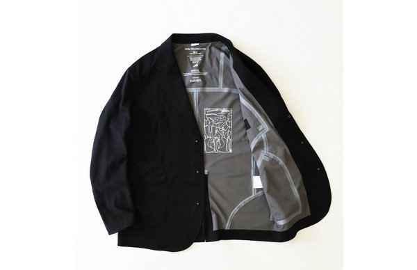 这边品牌的另一组潮牌信息联名企划也正式入场（白山 White Mountaineering BLK x sulvam 全新联名系列上架）