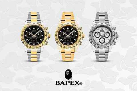 请关注 BAPE 品潮牌品牌牌官网及网店 （BAPE 全新“TYPE 4 BAPEX”腕表系列上市，3 色可选）