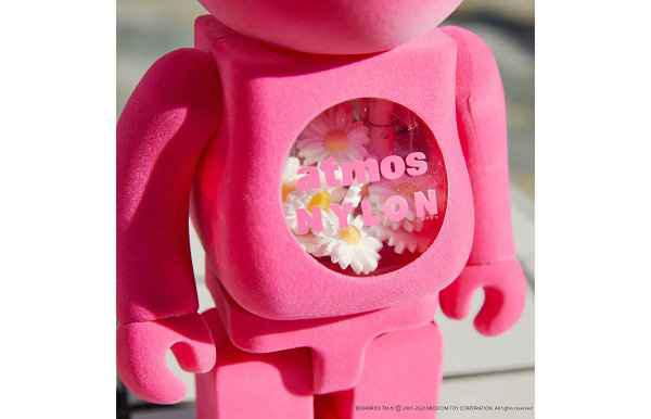 atmos pink x NYLON Japan 全新联名 BE@RBRICK 系列-1.jpg