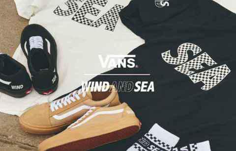 请关注 Vans 品潮牌汇潮牌网牌官网及网店 （范斯 x Wind And Sea 全新联名鞋款及服饰系列亮相）