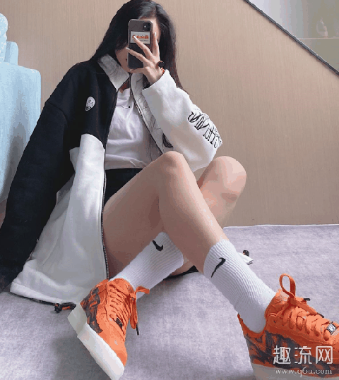 af1万圣节橙骨上脚穿搭图 af1万圣节为什么这么少人穿