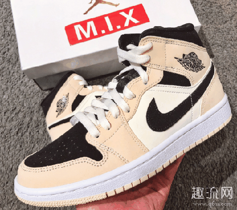 2020aj1奶茶色男的能穿吗 aj1 mid奶茶色真假怎么鉴定