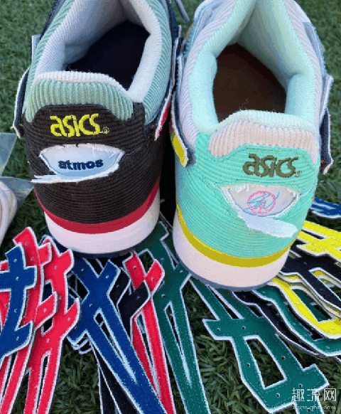 atmos x ASICS灯蕊绒配色开箱测评,可玩可操作,百搭属性任你选!