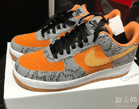 af1蛇纹定制图片赏析 af1专属定制每天上午都有吗