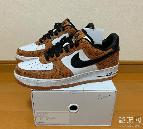 af1蛇纹定制图片赏析 af1专属定制每天上午都有吗