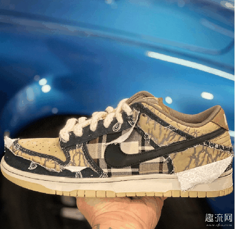 travis scott x Dunk SB刮开效果曝光 travis scott联名dunk sb怎么刮开