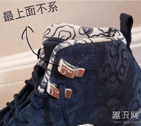 AJ12拆解测评 aj12鞋带隐藏式系法图解