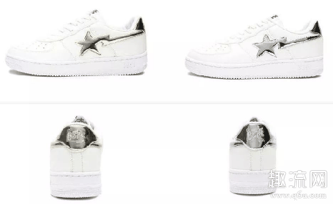  鞋面基本设计跟潮牌商城 Nike Air Force 1 一致（Bape全新20周年纪念鞋款曝光 BAPE STA在哪购买）