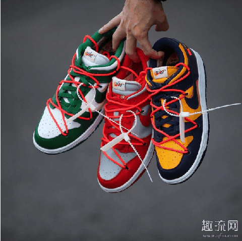 周杰伦上脚off white x nike dunk low高清图片 offwhite x nike dunk low值得入手吗