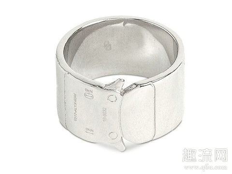 1017 ALYX 9SM“机能戒指”ROLLERCOASTER BUCKLE发售 银戒指如何保养
