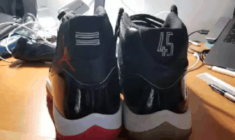 aj11黑红2019复刻和大灌篮对比测评 aj11黑红2019复刻细节图