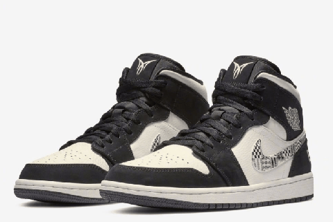  Air Jordan 1 Mid黑人月潮牌品牌 鞋款采用的是中帮样式的（球鞋黑人月配色是什么意思 2019年发售黑人月配色球鞋有哪些）