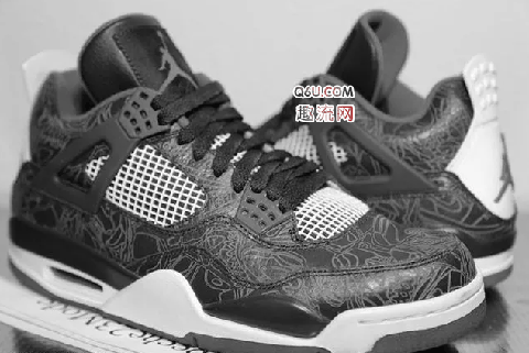 在鞋舌处印有Wahlberg 的潮牌信息个人 Logo！ Air Jordan 4 Laser NRG （AJ4即将发售鞋款有哪些 AJ4即将发售鞋款清单）