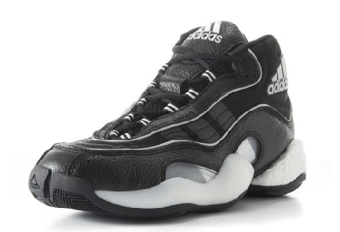 黑色的鞋底 鞋屁股的阿迪LOGO Adidas 98 潮牌x Crazy BYW Never Made上脚好看吗 其实一上脚在配上运动裤（Adidas 98 x Crazy BYW Never Made开箱测评 Adidas 98 x Crazy BYW Never Made实物欣赏）