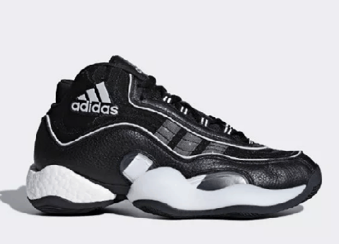 黑色的鞋底 鞋屁股的阿迪LOGO Adidas 98 潮牌x Crazy BYW Never Made上脚好看吗 其实一上脚在配上运动裤（Adidas 98 x Crazy BYW Never Made开箱测评 Adidas 98 x Crazy BYW Never Made实物欣赏）