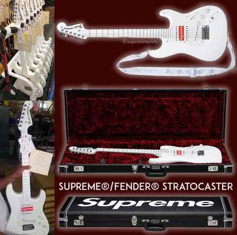 Supreme吉他多少钱 在哪买 Supreme x Fender发售信息